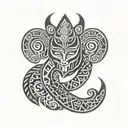 Maori inspired tattoo minimalist pants rei tattoo design idea