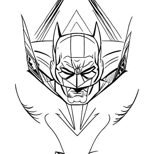 batman tattoo design idea