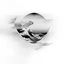 under the wave of kanagawa tattoo design idea