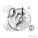 god is greater than my highs and lows tattoo design idea