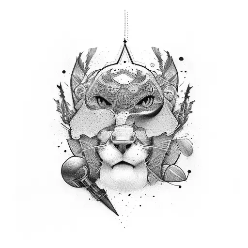 stuff about having knee surgery, being an athlete but being injured and mental health tattoo design idea