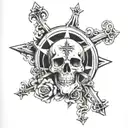 ”It is a trustworthy saying and deserving full acceptance: that Christ Jesus came into the world to save sinners"  tattoo design idea