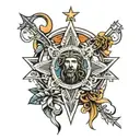 ”It is a trustworthy saying and deserving full acceptance: that Christ Jesus came into the world to save sinners"  tattoo design idea