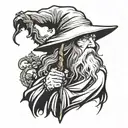 Gandalf tattoo design idea