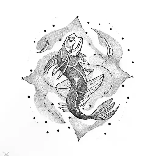  pisces constellation  tattoo design idea