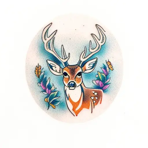 Cute deer tattoo I did yesterday -... - Fizzbomb Tattoos | Facebook