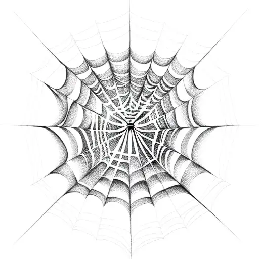 Spider Web tattoo design idea