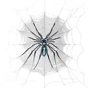 Spider Web tattoo design idea