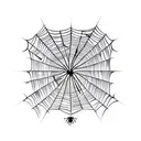 Spider Web tattoo design idea