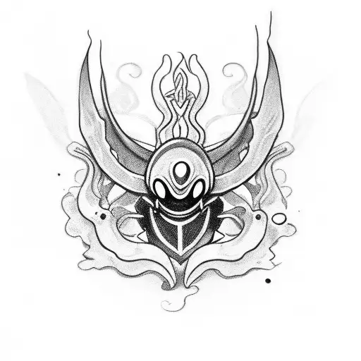 hollow Knight tattoo design idea