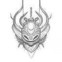 hollow Knight tattoo design idea