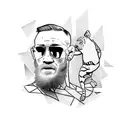 Conor Mcgregor and tiger tattoo design idea