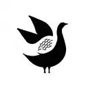 turkey track tattoo design idea