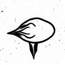 turkey track tattoo design idea