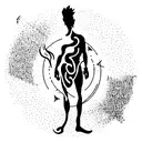Anthony Bourdain stoic gods death tattoo design idea
