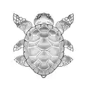 Turtle tattoo design idea