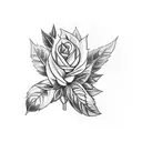 basil plant tattoo design idea