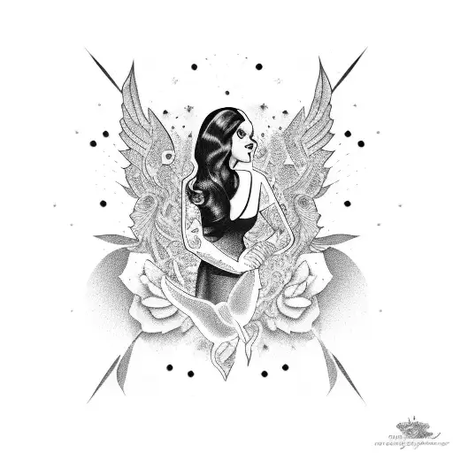 lana delrey tattoo design idea