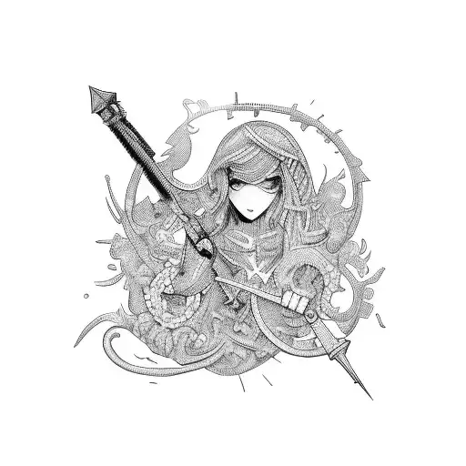 The text "No role modelz" tattoo design idea