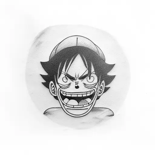 luffy tattoo design idea