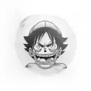 luffy tattoo design idea