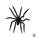 Spider tattoo design idea