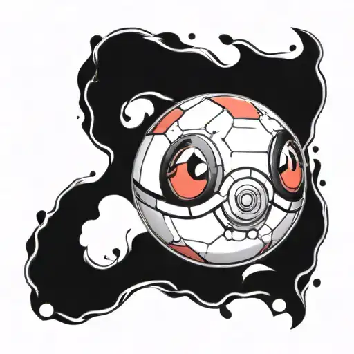 pokeball tattoo design idea