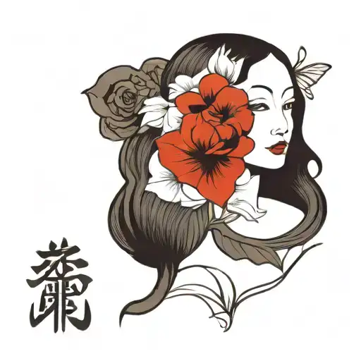 Mona Lisa tattoo design idea