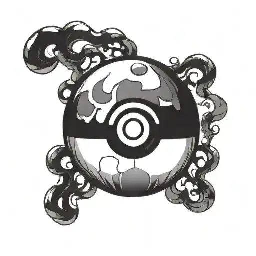 pokeball tattoo design idea