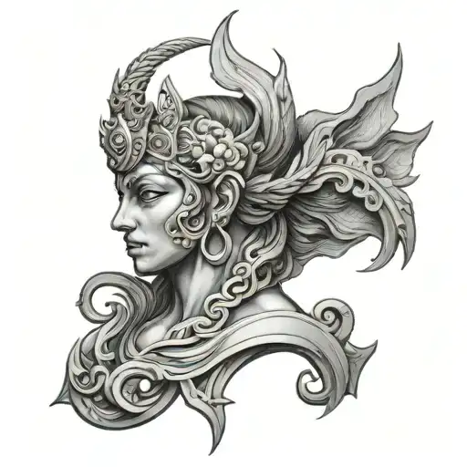 mythology tattoo design idea