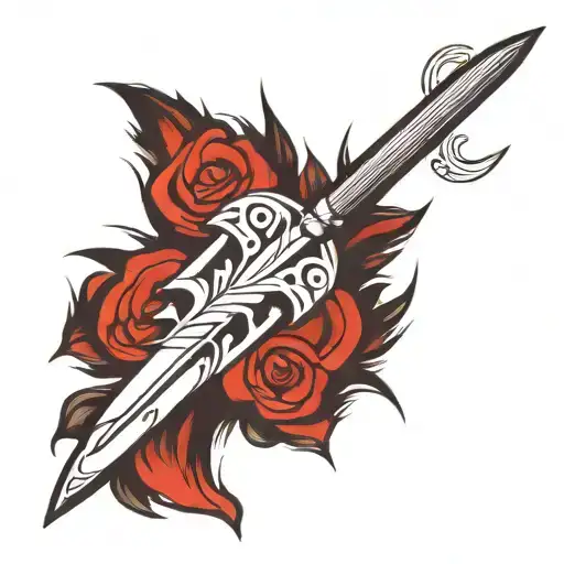 guts from berserk tattoo design idea