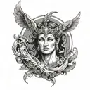 mythology tattoo design idea