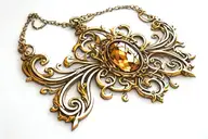 Necklace tattoo design idea