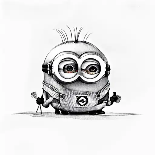 minion tattoo design idea