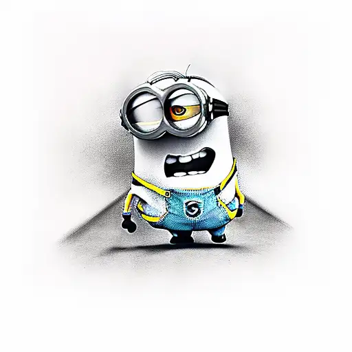 minion tattoo design idea