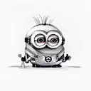 minion tattoo design idea