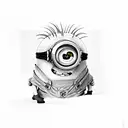 minion tattoo design idea