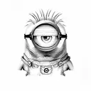 minion tattoo design idea