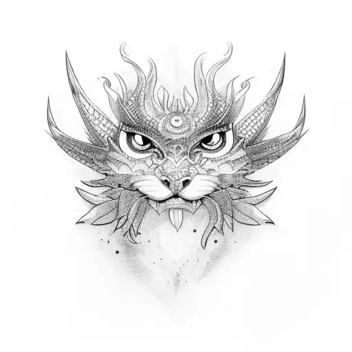 nombre "Andy" con fuego alrededor  tattoo design idea