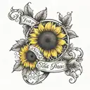 this too shall pass with semi colon and sunflower growing tattoo design idea