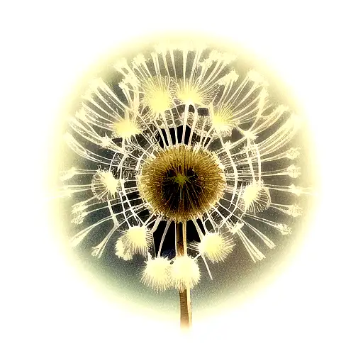Dandelion tattoo design idea