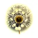 Dandelion tattoo design idea