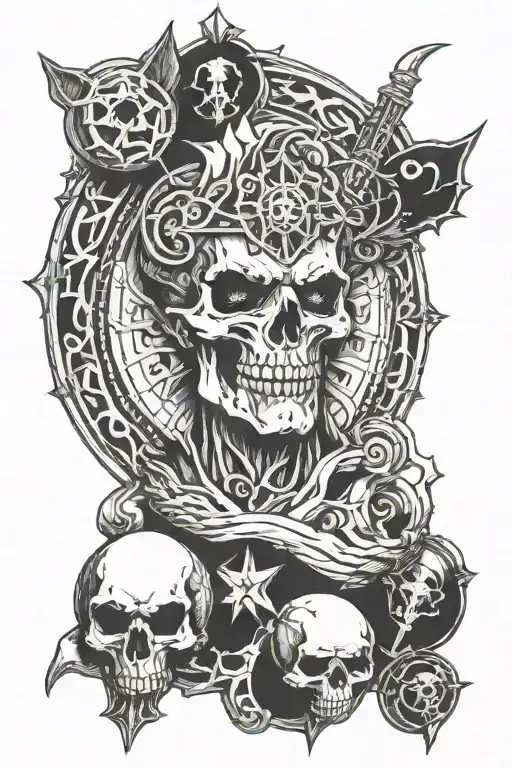 band powerwolf - sacrament of sin   tattoo design idea
