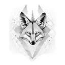 maned wolf tattoo design idea