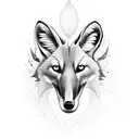maned wolf tattoo design idea