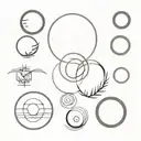 enso circle tattoo design idea