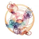 enso circle tattoo design idea