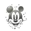 Mickey mouse sleeve tattoo design idea