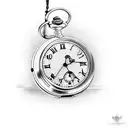 burning pocket watch tattoo design idea