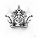 Queen's Crown tattoo design idea